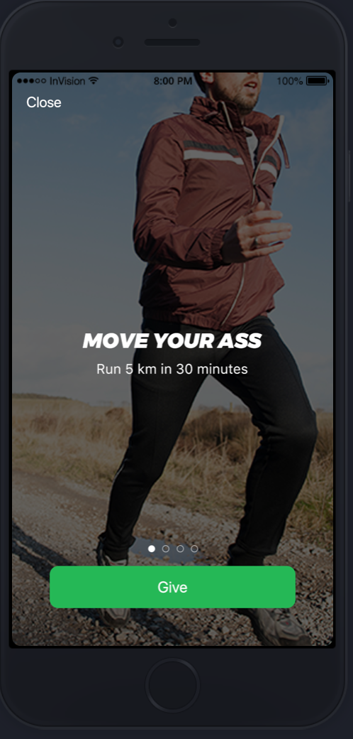 Give a Nudge running challenge