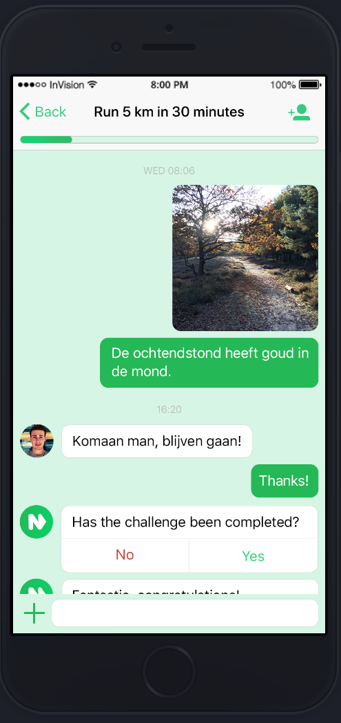 Give a Nudge challenge completion question